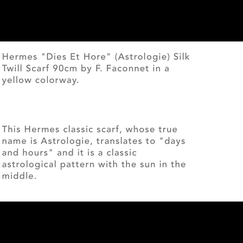 Hermes scarf